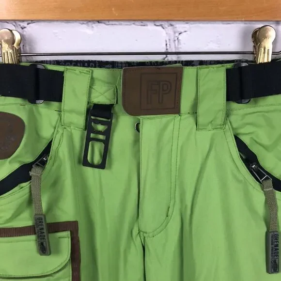 Men's Grenade Fatigue Project Green Snow Pants